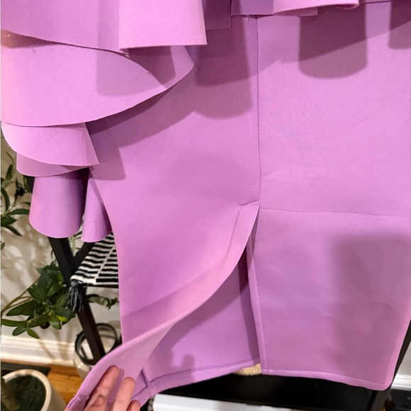 karolina One-Shoulder Lavender Dress size medium - Picture 6 of 10